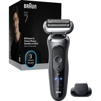 BRAUN Series 7 72-G1200s, Elektrický holiaci strojček - Šedá BRAUN Series 7 72-G1200s, Elektrický holiaci strojček - Šedá
