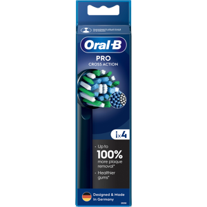 ORAL-B Pro Cross Action Black Kartáčkové hlavy 4 ks ORAL-B Pro Cross Action Black Kartáčkové hlavy 4 ks