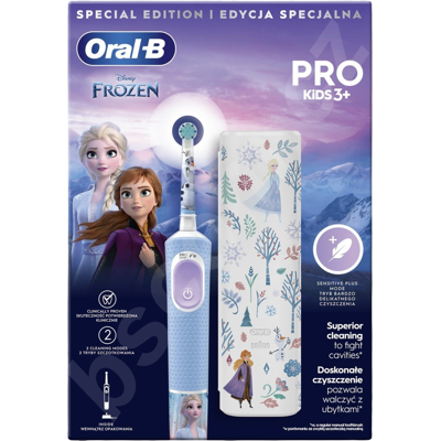 ORAL-B Pro Kids Ľadové kráľovstvo Elektrická zubná kefka ORAL-B Pro Kids Ľadové kráľovstvo Elektrická zubná kefka