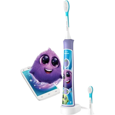 PHILIPS SONICARE Detská sonická kefka pre deti HX6322/12 fialová PHILIPS SONICARE Detská sonická kefka pre deti HX6322/12 fialová
