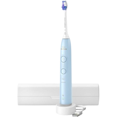 PHILIPS SONICARE Elektrická zubná kefka 6100 HX7406/02 modrá PHILIPS SONICARE Elektrická zubná kefka 6100 HX7406/02 modrá