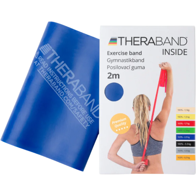 THERABAND Inside posilňovacia guma modrá, extra silná 2 m THERABAND Inside posilňovacia guma modrá, extra silná 2 m