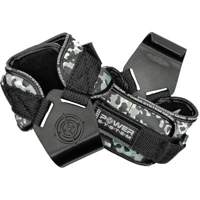 POWER SYSTEM Háky Power Hooks Camo, čierno/zelená, veľ. XL, 2 ks POWER SYSTEM Háky Power Hooks Camo, čierno/zelená, veľ. XL, 2 ks