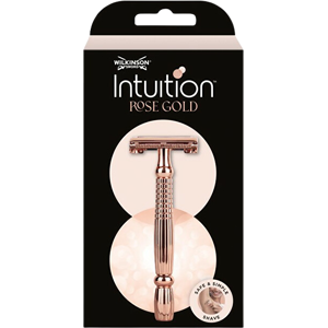 WILKINSON SWORD Intuition Double Edge Rose gold dámsky kovový holiaci strojček Classic + žiletky 10 ks WILKINSON SWORD Intuition Double Edge Rose gold dámsky kovový holiaci strojček Classic + žiletky 10 ks