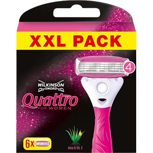 WILKINSON SWORD Quattro náhradné hlavice pre ženy 6 ks WILKINSON SWORD Quattro náhradné hlavice pre ženy 6 ks