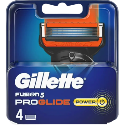 GILLETTE Fusion Proglide Power Náhradné hlavice 4 ks GILLETTE Fusion Proglide Power Náhradné hlavice 4 ks
