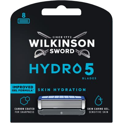 WILKINSON SWORD Hydro 5 Skin Hydration Náhradné hlavice 8 ks WILKINSON SWORD Hydro 5 Skin Hydration Náhradné hlavice 8 ks