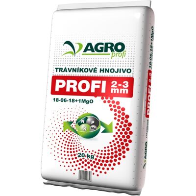 AGRO CS AGRO PROFI Trávnikové hnojivo 18-06-18+1MgO 20 kg AGRO CS AGRO PROFI Trávnikové hnojivo 18-06-18+1MgO 20 kg