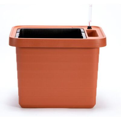 Plastia Samozavlažovací veľkoobjemový truhlík Berberis UNO terakota 45 cm Plastia Samozavlažovací veľkoobjemový truhlík Berberis UNO terakota 45 cm