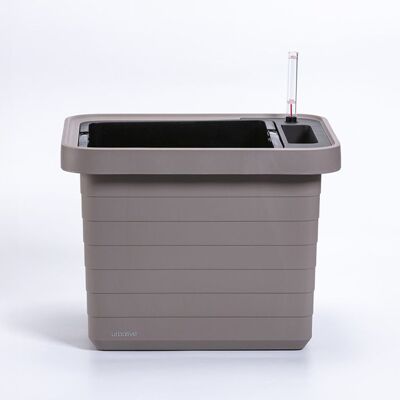 Plastia Samozavlažovací veľkoobjemový truhlík Berberis UNO taupe 45 cm Plastia Samozavlažovací veľkoobjemový truhlík Berberis UNO taupe 45 cm