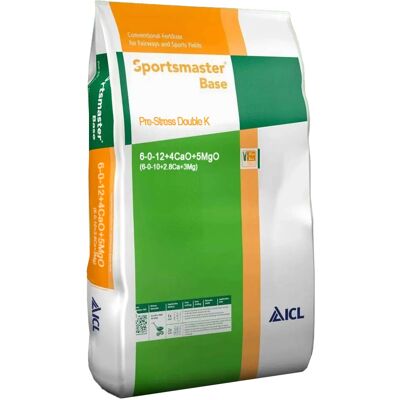 ICL Sportsmaster Base Pre-Stress Double K trávnikové hnojivo 25 kg ICL Sportsmaster Base Pre-Stress Double K trávnikové hnojivo 25 kg