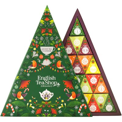 English Tea Shop Adventný kalendár Zelený trojuholník BIO 25 pyramídok English Tea Shop Adventný kalendár Zelený trojuholník BIO 25 pyramídok