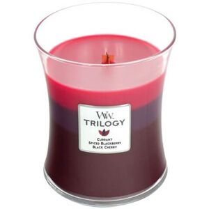 WoodWick Vonná sviečka váza Trilogy Sun Ripened Berries 275 g WoodWick Vonná sviečka váza Trilogy Sun Ripened Berries 275 g