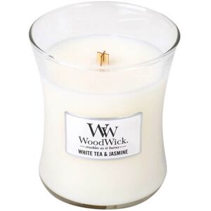 WoodWick Vonná sviečka váza White Tea & Jasmine 275 g WoodWick Vonná sviečka váza White Tea & Jasmine 275 g