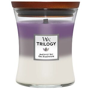 WoodWick Vonná sviečka stredná Trilogy Amethyst Sky 275 g WoodWick Vonná sviečka stredná Trilogy Amethyst Sky 275 g