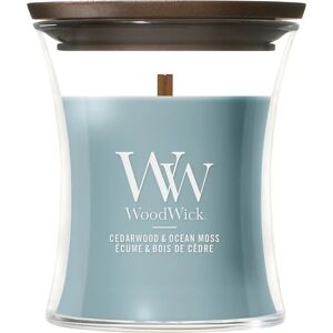 WoodWick Vonná sviečka váza malá Cedarwood & Ocean Moss 85 g WoodWick Vonná sviečka váza malá Cedarwood & Ocean Moss 85 g
