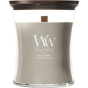 WoodWick Vonná sviečka váza stredná Wood Smoke 275 g WoodWick Vonná sviečka váza stredná Wood Smoke 275 g