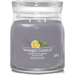 Yankee Candle Aromatická sviečka Signature sklo stredná Black Tea & Lemon 368 g Yankee Candle Aromatická sviečka Signature sklo stredná Black Tea & Lemon 368 g