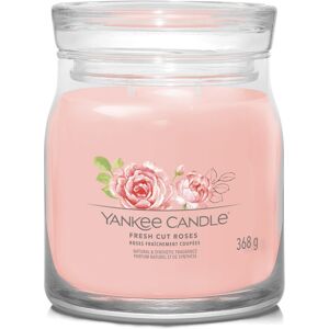 Yankee Candle Aromatická sviečka Signature sklo stredná Fresh Cut Rose s 368 g Yankee Candle Aromatická sviečka Signature sklo stredná Fresh Cut Rose s 368 g