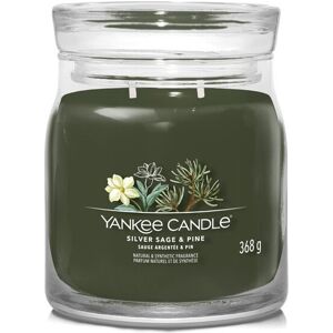 Yankee Candle Aromatická sviečka Signature sklo stredná Silver Sage & Pine 368 g Yankee Candle Aromatická sviečka Signature sklo stredná Silver Sage & Pine 368 g