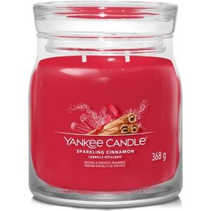 Yankee Candle Aromatická sviečka Signature sklo stredná Sparkling Cinnamon 368 g Yankee Candle Aromatická sviečka Signature sklo stredná Sparkling Cinnamon 368 g