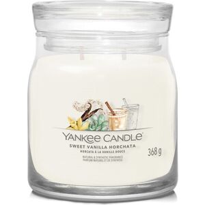 Yankee Candle Aromatická sviečka Signature sklo stredná Sweet Vanilla Horchata 368 g Yankee Candle Aromatická sviečka Signature sklo stredná Sweet Vanilla Horchata 368 g