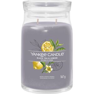 Yankee Candle Aromatická sviečka Signature sklo veľké Black Tea & Lemon 567 g Yankee Candle Aromatická sviečka Signature sklo veľké Black Tea & Lemon 567 g