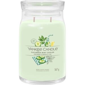 Yankee Candle Aromatická sviečka Signature sklo veľké Cucumber Mint Cooler 567 g Yankee Candle Aromatická sviečka Signature sklo veľké Cucumber Mint Cooler 567 g