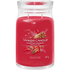 Yankee Candle Aromatická sviečka Signature sklo veľké Sparkling Cinnamon 567 g Yankee Candle Aromatická sviečka Signature sklo veľké Sparkling Cinnamon 567 g