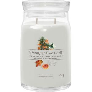 Yankee Candle Aromatická sviečka Signature sklo veľké Woodland Weekend Memories 567 g Yankee Candle Aromatická sviečka Signature sklo veľké Woodland Weekend Memories 567 g