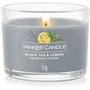 Yankee Candle Votívna sviečka v skle Black Tea & Lemon 37 g Yankee Candle Votívna sviečka v skle Black Tea & Lemon 37 g