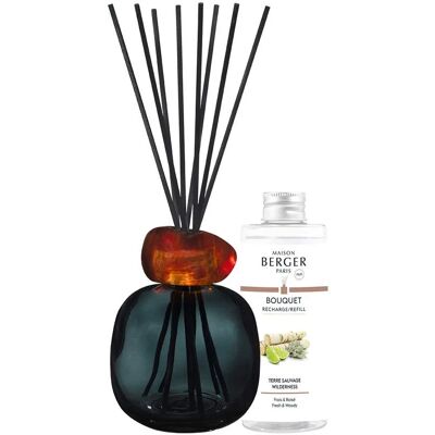 Maison Berger Paris Darčeková sada aróma difuzér Mineral Black + náplň Wilderness 180 ml Maison Berger Paris Darčeková sada aróma difuzér Mineral Black + náplň Wilderness 180 ml
