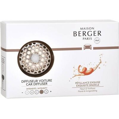 Maison Berger Paris Darčeková sada difuzér do auta chrome + náplň Exquisite Sparkle Maison Berger Paris Darčeková sada difuzér do auta chrome + náplň Exquisite Sparkle