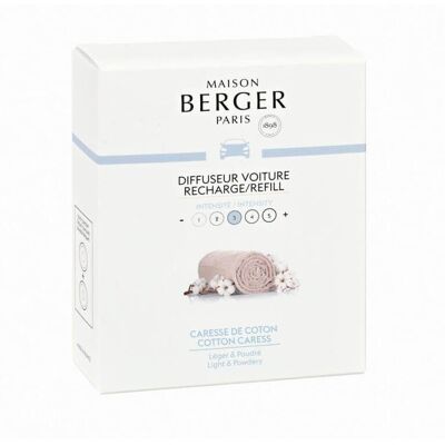Maison Berger Paris Náhradná náplň do difuzéra do auta Čistá bavlna Cotton Care ss (Car Diffuser Recharge/Refill) 2 ks Maison Berger Paris Náhradná náplň do difuzéra do auta Čistá bavlna Cotton Care ss (Car Diffuser Recharge/Refill) 2 ks