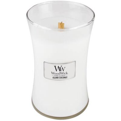 WoodWick Vonná sviečka váza Island Coconut 609,5 g WoodWick Vonná sviečka váza Island Coconut 609,5 g