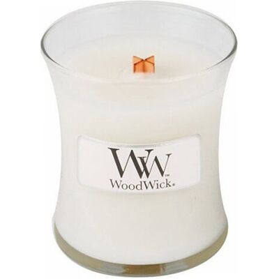 WoodWick Vonná sviečka váza Linen 85 g WoodWick Vonná sviečka váza Linen 85 g