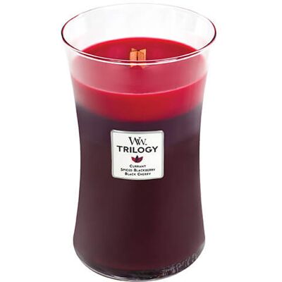 WoodWick Vonná sviečka váza Trilogy Sun-Ripened Berries 609,5 g WoodWick Vonná sviečka váza Trilogy Sun-Ripened Berries 609,5 g