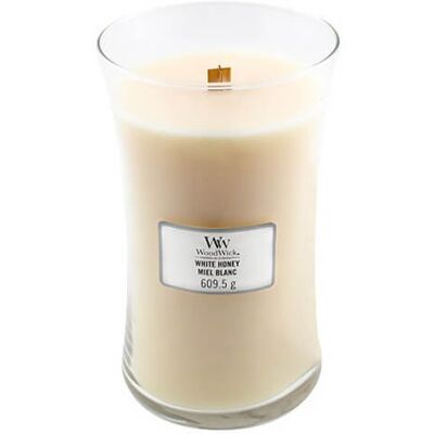 WoodWick Vonná sviečka váza White Honey 609,5 g WoodWick Vonná sviečka váza White Honey 609,5 g