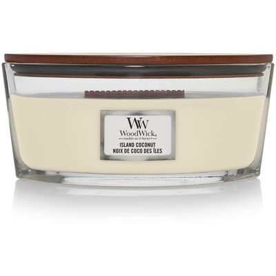 WoodWick Vonná sviečka loď Island Coconut 453,6 g WoodWick Vonná sviečka loď Island Coconut 453,6 g