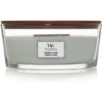 WoodWick Vonná sviečka loď Lavender & Cedar 453,6 g WoodWick Vonná sviečka loď Lavender & Cedar 453,6 g