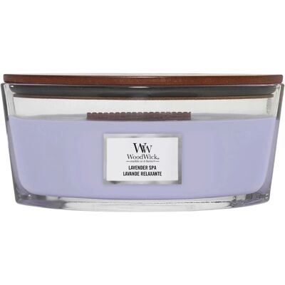 WoodWick Vonná sviečka loď Lavender Spa 453,6 g WoodWick Vonná sviečka loď Lavender Spa 453,6 g
