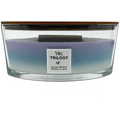 WoodWick Vonná sviečka loď Trilogy Calming Retreat 453,6 g WoodWick Vonná sviečka loď Trilogy Calming Retreat 453,6 g