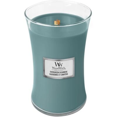 WoodWick Vonná sviečka váza Evergreen Cashmere 609,5 g WoodWick Vonná sviečka váza Evergreen Cashmere 609,5 g