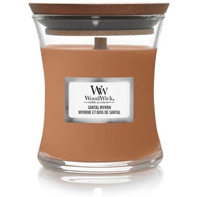 WoodWick Vonná sviečka váza malá Santal Myrrh 85 g WoodWick Vonná sviečka váza malá Santal Myrrh 85 g