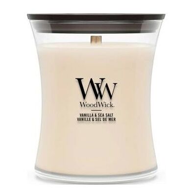 WoodWick Vonná sviečka váza Vanilla & Sea Salt 85 g WoodWick Vonná sviečka váza Vanilla & Sea Salt 85 g