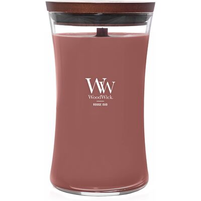 WoodWick Vonná sviečka váza veľká Rouge Oud 609,5 g WoodWick Vonná sviečka váza veľká Rouge Oud 609,5 g