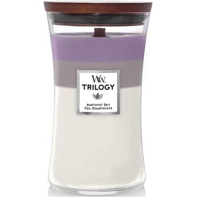 WoodWick Vonná sviečka veľká Trilogy Amethyst Sky 609,5 g WoodWick Vonná sviečka veľká Trilogy Amethyst Sky 609,5 g