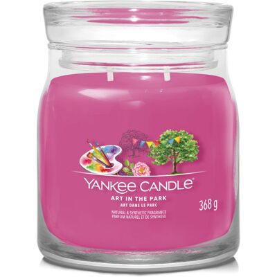 Yankee Candle Aromatická sviečka Signature sklo stredná Art In the Park 368 g Yankee Candle Aromatická sviečka Signature sklo stredná Art In the Park 368 g