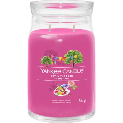 Yankee Candle Aromatická sviečka Signature sklo veľké Art In the Park 567 g Yankee Candle Aromatická sviečka Signature sklo veľké Art In the Park 567 g