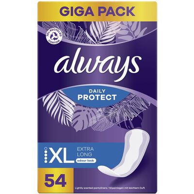 Always Slipové vložky Daily Protect ExtraLong 54 ks Always Slipové vložky Daily Protect ExtraLong 54 ks